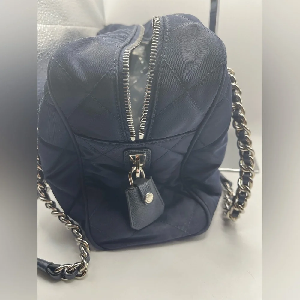 Authentic Prada Tessuto Bag - Navy Blue - Picture 7 of 16